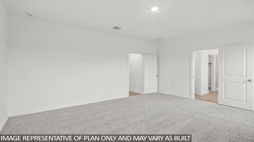 Spacious, unfurnished interior of a new home in Granger Pines, Conroe (Image 12).