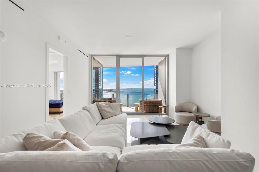Furnished interior view inside a new home in Aston Martin Residences, Miami (Image 15). Furnished interior view inside a new home in Aston Martin Residences, Miami (Image 15).