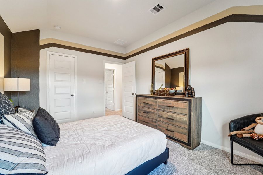 Tejas Village Model Home - Mansfield - Secondary Bedroom Tejas Village Model Home - Mansfield - Secondary Bedroom