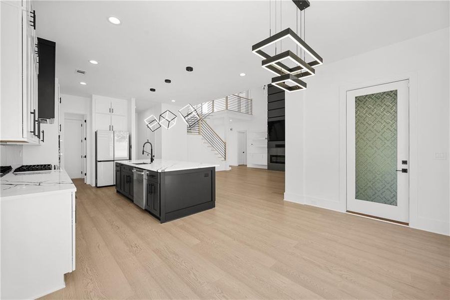Furnished interior view inside a new home in , Sugar Hill (Image 10).