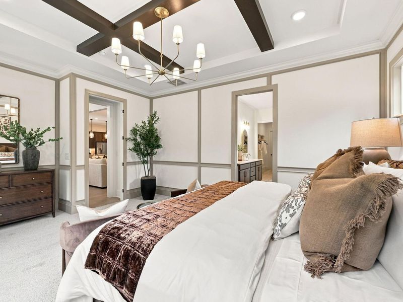 Furnished interior view inside a new home in Rockport, Wake Forest (Image 25).