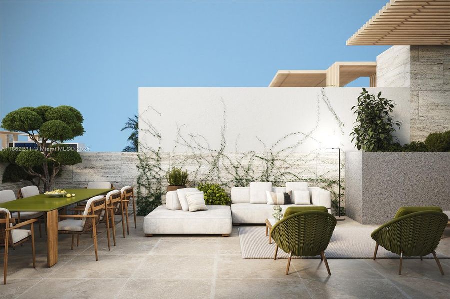 Furnished interior view inside a new home in , Bay Harbor Islands (Image 15). Furnished interior view inside a new home in , Bay Harbor Islands (Image 15).