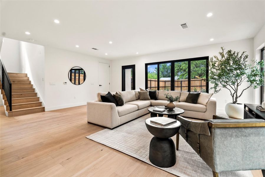 Furnished interior view inside a new home in , Austin (Image 4).