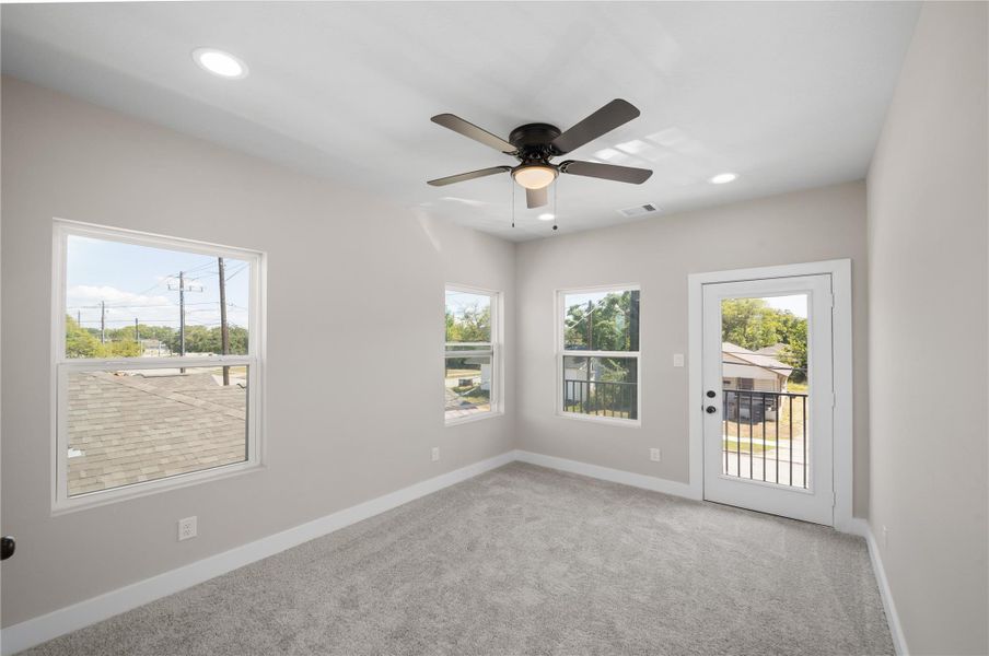 Spacious, unfurnished interior of a new home in , Houston (Image 6). Spacious, unfurnished interior of a new home in , Houston (Image 6).