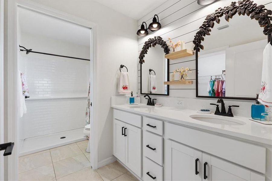 Furnished interior view inside a new home in , The Villages (Image 17).