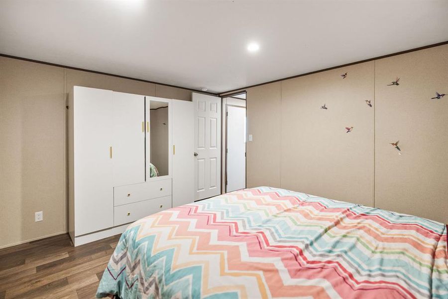 Wood-finish flooring throughout Wood-finish flooring throughout