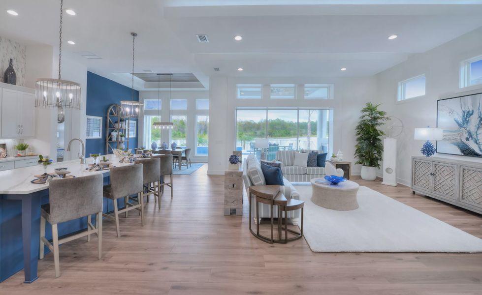 Furnished interior view inside a new home in Mosaic, Daytona Beach (Image 15).