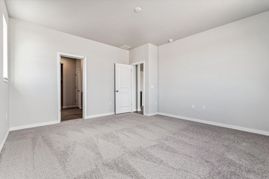 A room with white walls.