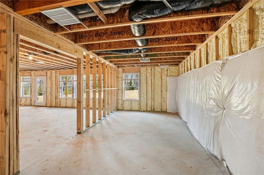 In-progress construction of a new home in Westmont Preserve, Powder Springs, GA (Image 66).