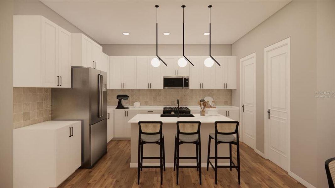 Furnished interior view inside a new home in , North Port (Image 10).