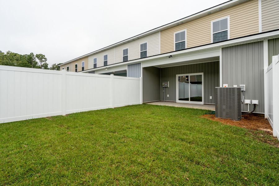 Exterior details and patio area of a home in , Goose Creek (Image 24).