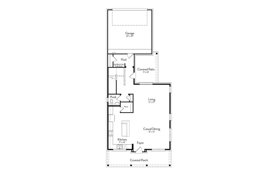 2D floor plan layout for the Alcott by Autograph Homes in Indigo, Richmond, TX (Image 4). 2D floor plan layout for the Alcott by Autograph Homes in Indigo, Richmond, TX (Image 4).