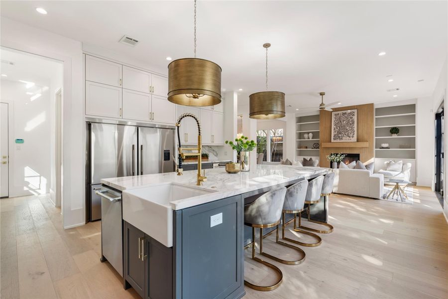 Furnished interior view inside a new home in , Houston (Image 18). Furnished interior view inside a new home in , Houston (Image 18).