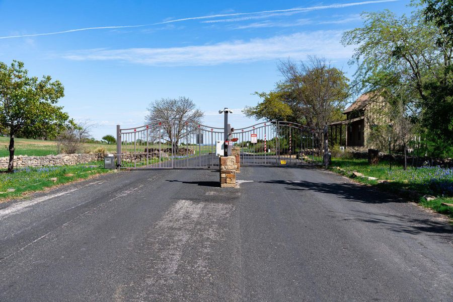 Gated entry Gated entry