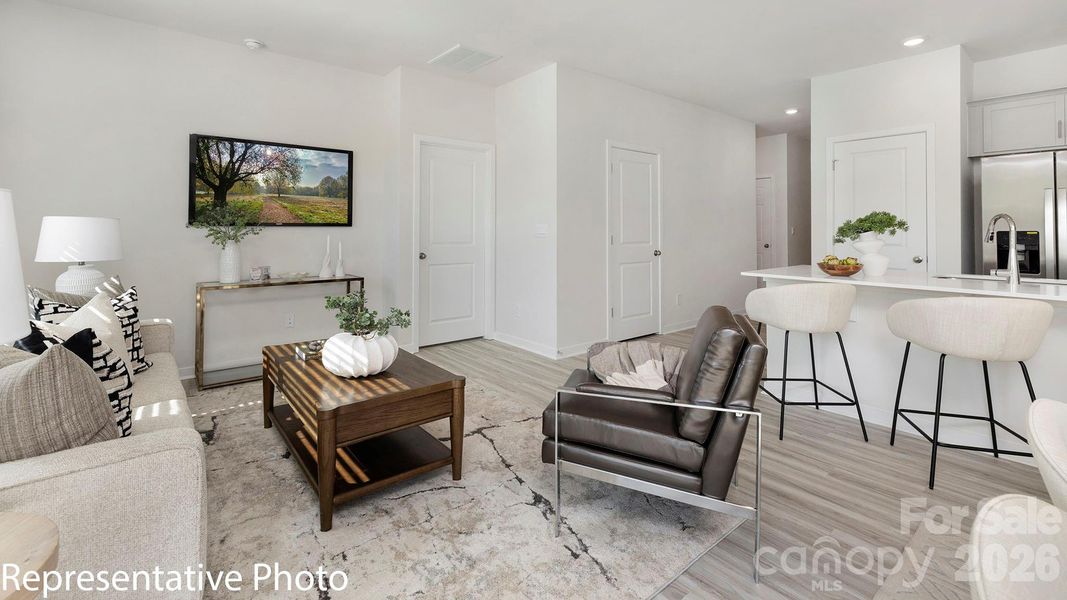 Furnished interior view inside a new home in Stanton, Richburg (Image 13).