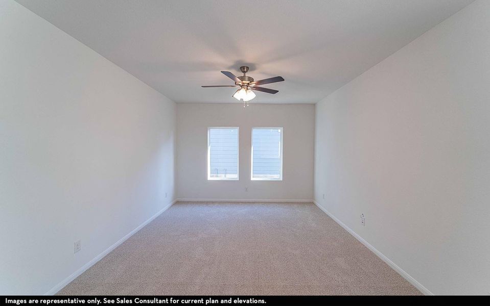 Spacious, unfurnished interior of a new home in Caney Mills, Conroe (Image 9).