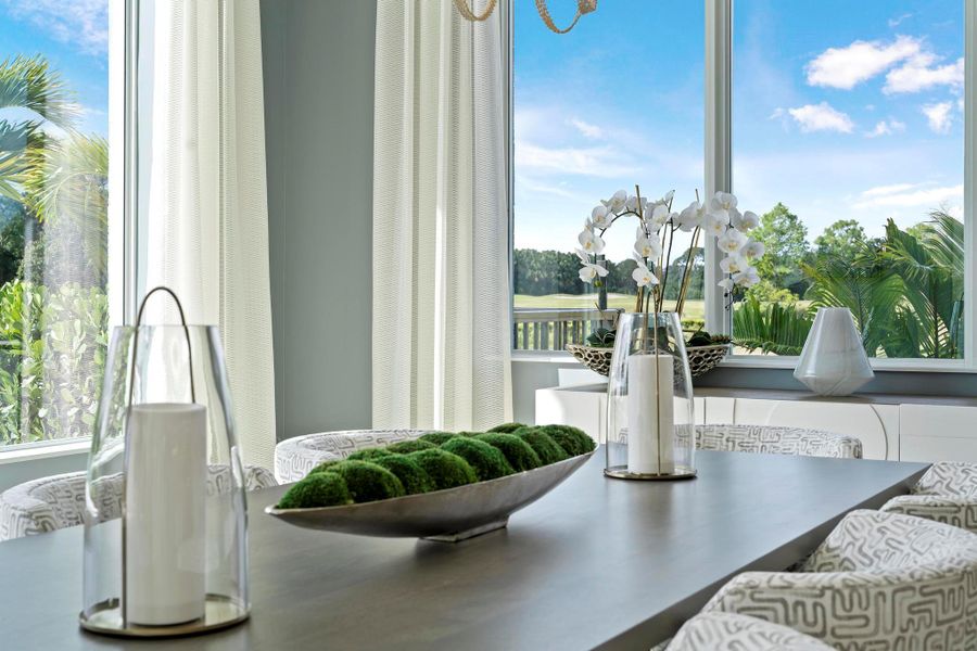 Furnished interior view inside a new home in , Port St. Lucie (Image 11).