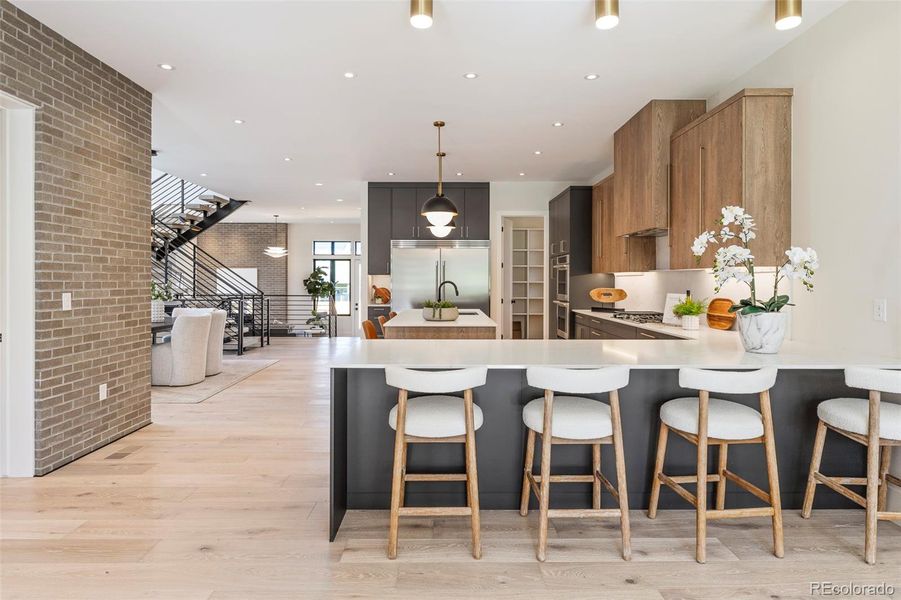 Spacious heart-of the home - gourmet kitchen