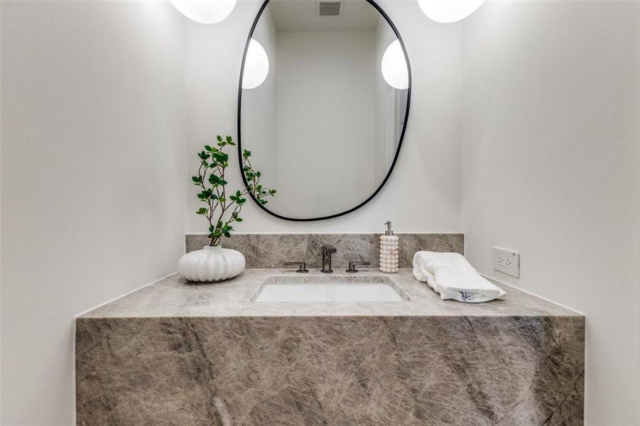 Downstairs half-bath