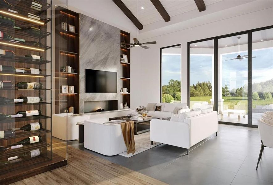 Furnished interior view inside a new home in , Sarasota (Image 5).