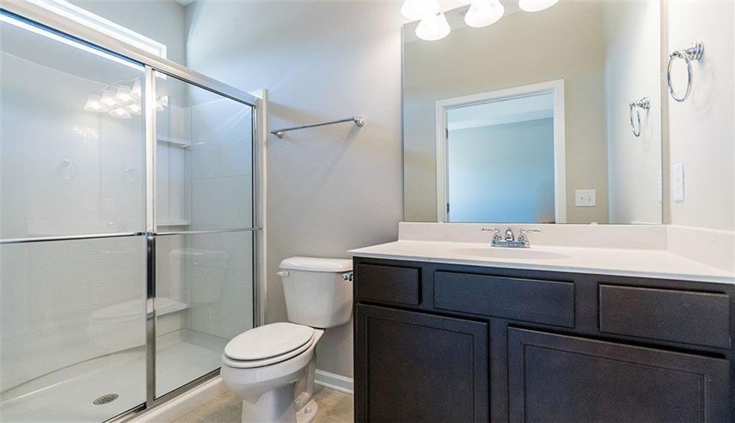 Furnished interior view inside a new home in The Andros, Dalton (Image 6).