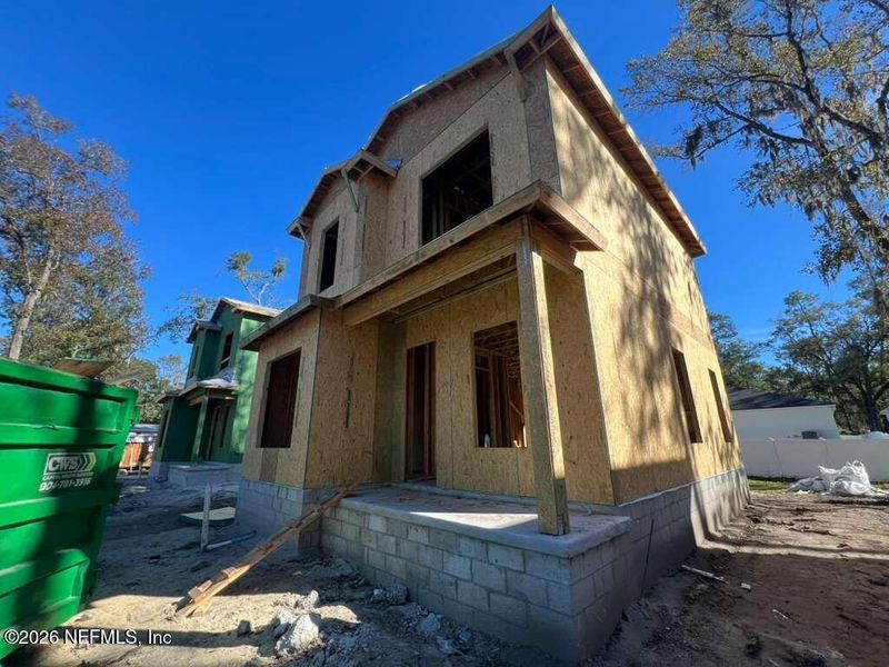 In-progress construction of a new home in , Jacksonville, FL (Image 23).