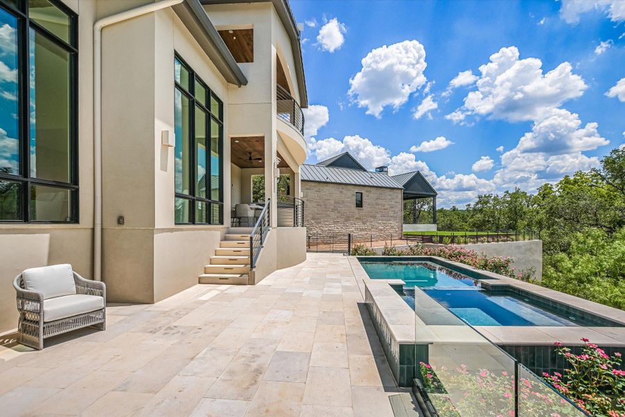 Exterior details and patio area of a home in , Horseshoe Bay (Image 3).
