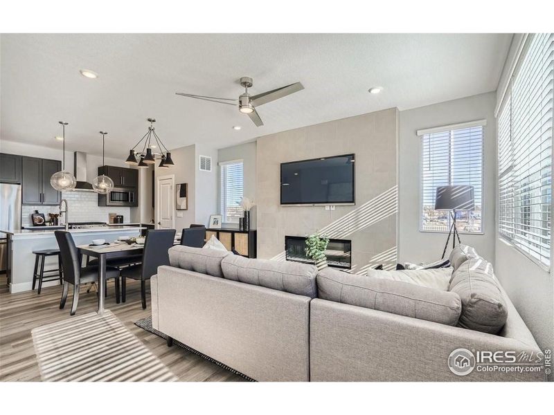 Furnished interior view inside a new home in , Aurora (Image 12). Furnished interior view inside a new home in , Aurora (Image 12).