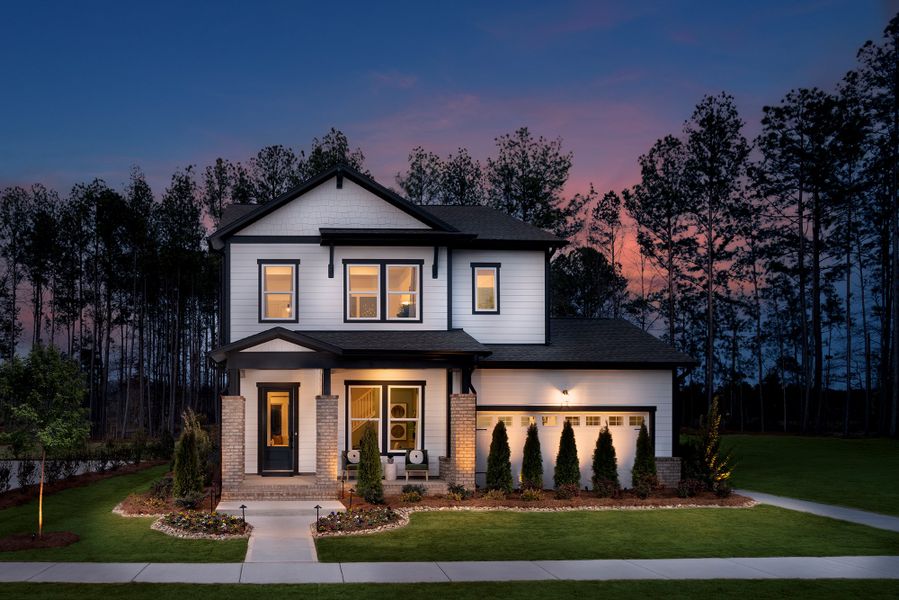 Representative exterior photo of a completed home built from the The Wedgewood by David Weekley Homes in Hardy Pond, Rock Hill, SC (Image 2). Representative exterior photo of a completed home built from the The Wedgewood by David Weekley Homes in Hardy Pond, Rock Hill, SC (Image 2).