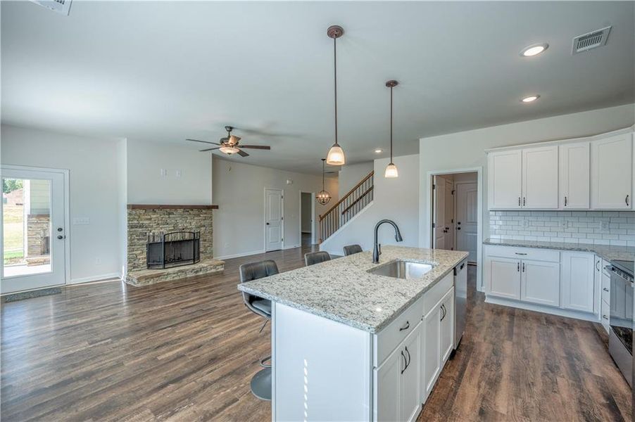 Furnished interior view inside a new home in , Lula (Image 6).