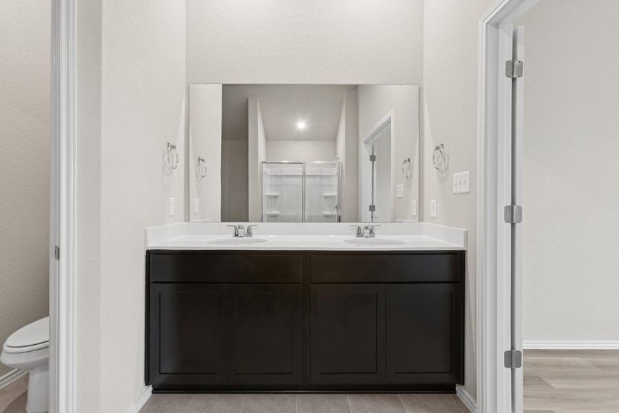 Furnished interior view inside a new home in Carillon, Manor (Image 9). Furnished interior view inside a new home in Carillon, Manor (Image 9).