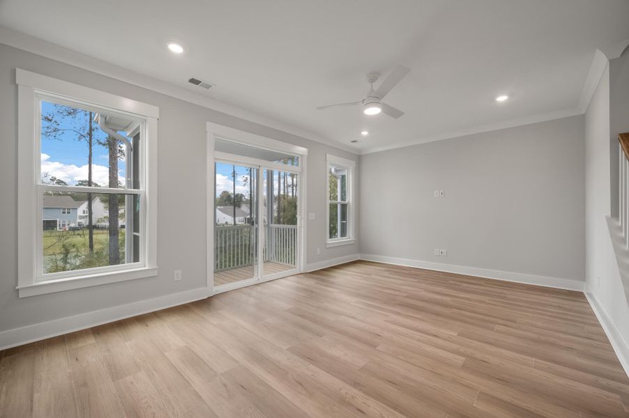 Spacious, unfurnished interior of a new home in New Riverside Village, Bluffton (Image 33). Spacious, unfurnished interior of a new home in New Riverside Village, Bluffton (Image 33).