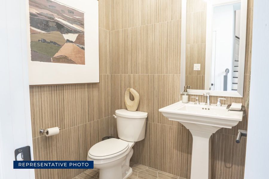 Representative furnished interior of a home built from the Acacia R by First Texas Homes in The Abbey at Mercer Crossing, Farmers Branch (Image 9).
