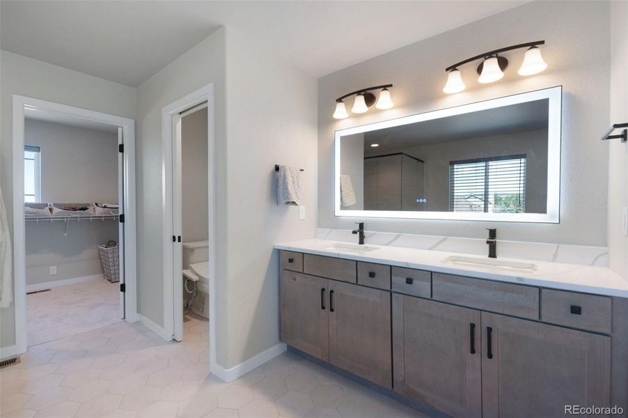 Furnished interior view inside a new home in , Colorado Springs (Image 7).