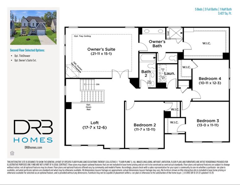 2D floor plan layout of this home in Wells Crossing, Seneca, SC (Image 5).
