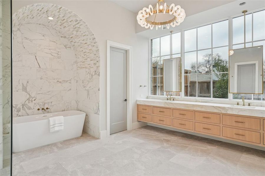 Furnished interior view inside a new home in , Dallas (Image 28). Furnished interior view inside a new home in , Dallas (Image 28).