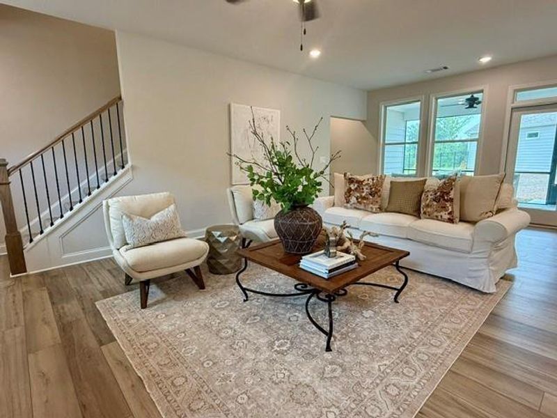 Furnished interior view inside a new home in , Hiram (Image 5).