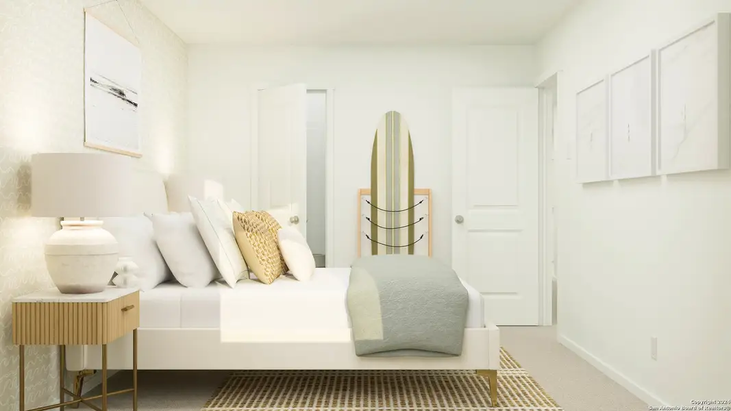 Furnished interior view inside a new home in Enclave at Horizon Pointe, Converse (Image 7).