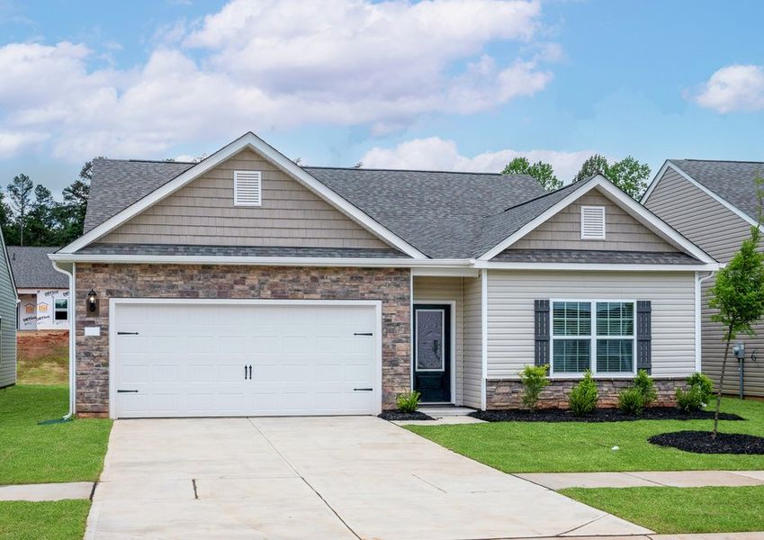 Angled view of the Cary floor plan Angled view of the Cary floor plan