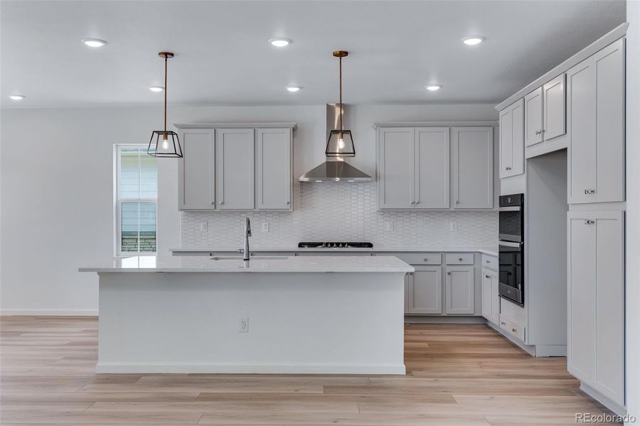 Furnished interior view inside a new home in Prelude at The Aurora Highlands, Aurora (Image 9). Furnished interior view inside a new home in Prelude at The Aurora Highlands, Aurora (Image 9).