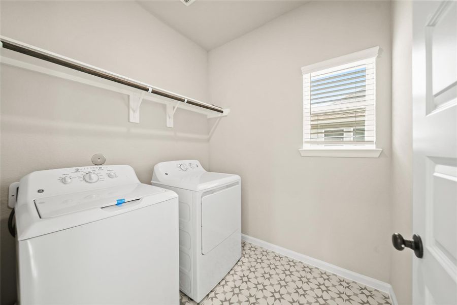 Laundry room (*Photo not of actual home and used for illustration purposes only.)