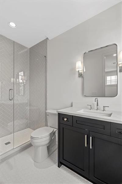 Furnished interior view inside a new home in , Atlanta (Image 60).