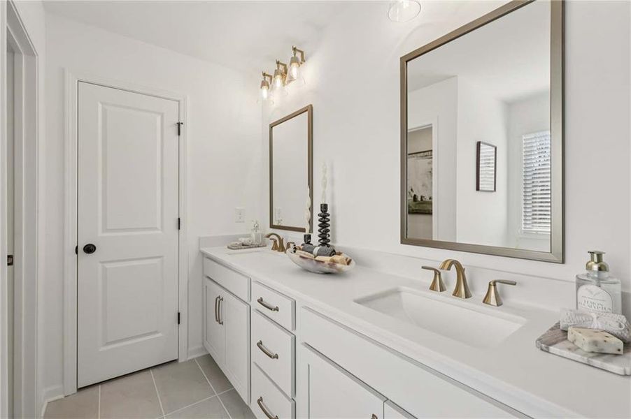 Furnished interior view inside a new home in Arbors at Richland Creek, Buford (Image 36).