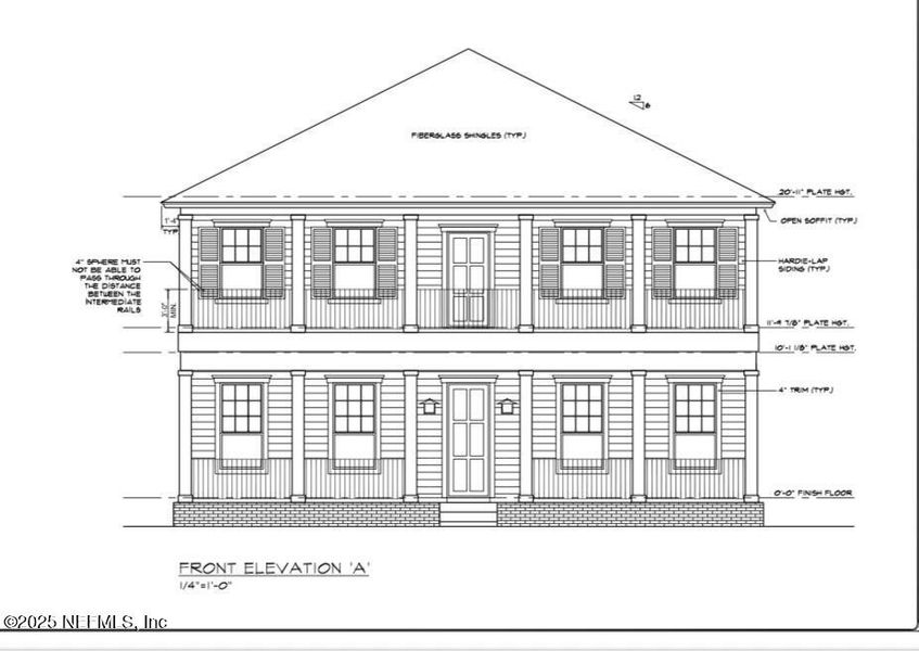 Exterior rendering of this home design in , Ponte Vedra Beach, FL (Image 3).