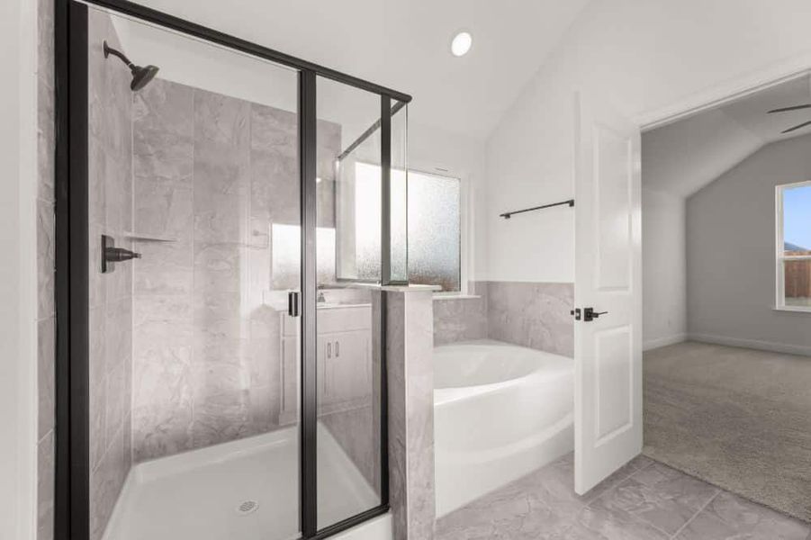 Representative furnished interior of a home built from the San Jacinto by UnionMain Homes in Legacy Hills, Celina (Image 15).