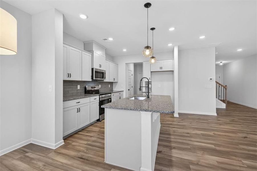 Furnished interior view inside a new home in Franklin Manor, Lawrenceville (Image 19).