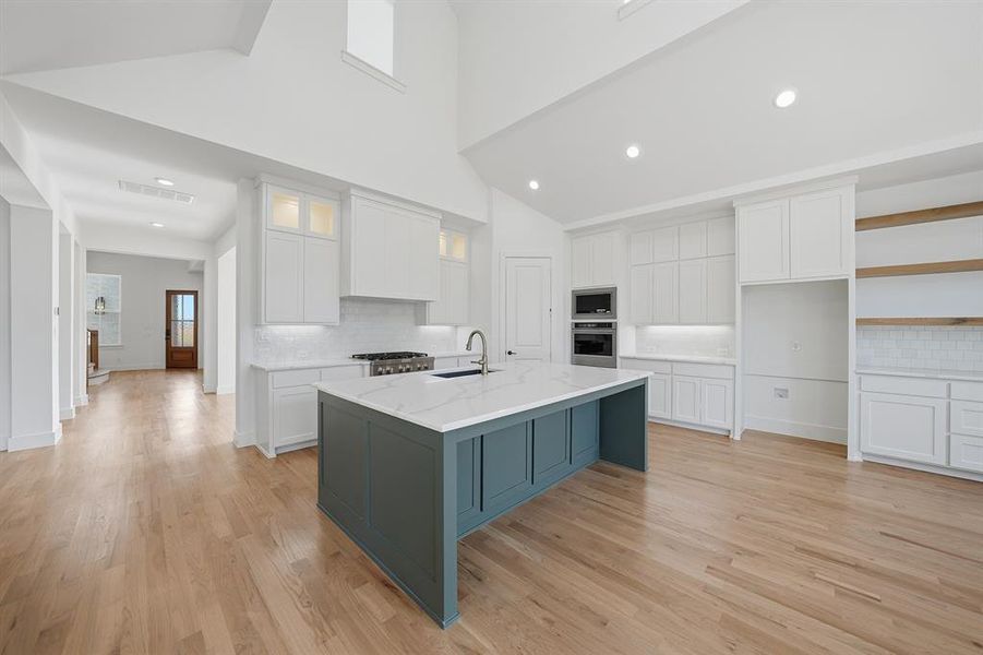 Furnished interior view inside a new home in , Prosper (Image 14). Furnished interior view inside a new home in , Prosper (Image 14).