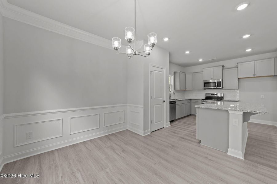 Spacious, unfurnished interior of a new home in Wood Creek, Leland (Image 12). Spacious, unfurnished interior of a new home in Wood Creek, Leland (Image 12).
