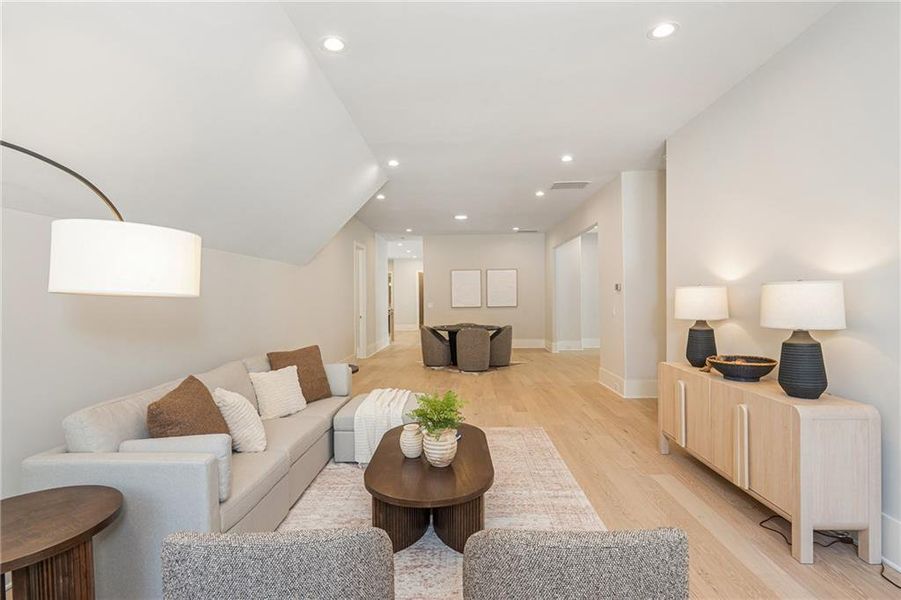 Furnished interior view inside a new home in , Alpharetta (Image 64).