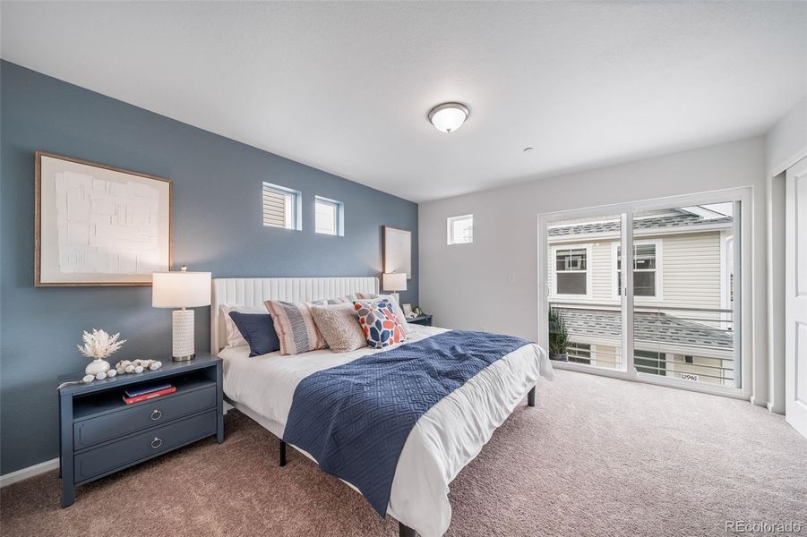 Furnished interior view inside a new home in , Commerce City (Image 12).